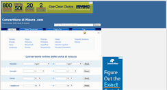 Desktop Screenshot of convertitoredimisura.com